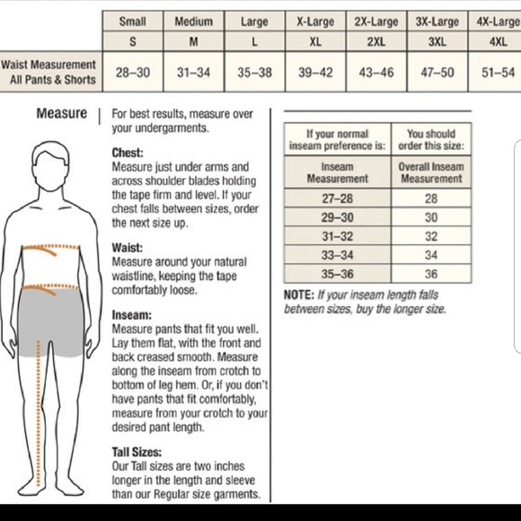 STANDARD U.S. SIZE CHART - Picture 5 of 7